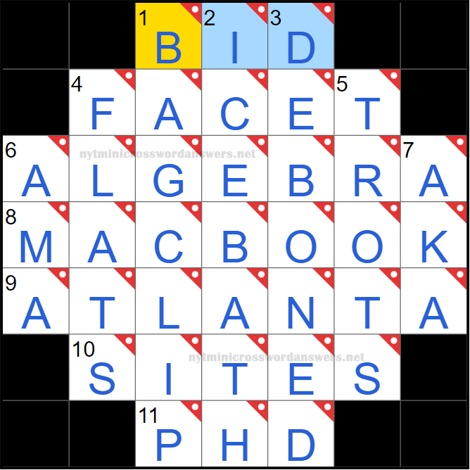 NYT mini crossword answers today Saturday March 22, 2025