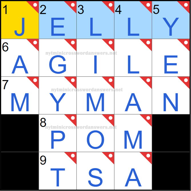 NYT mini crossword answers today Sunday March 16, 2025