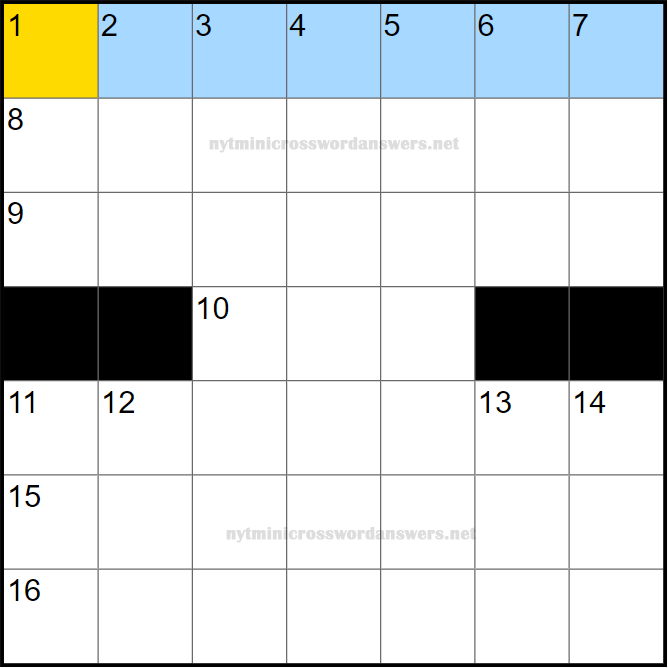 NYT mini crossword today Saturday March 29, 2025