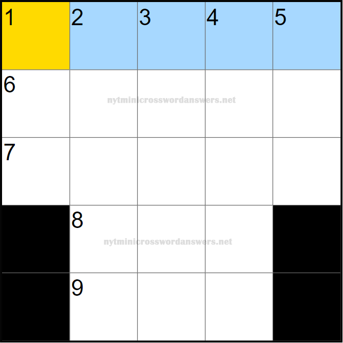NYT mini crossword today Sunday March 16, 2025