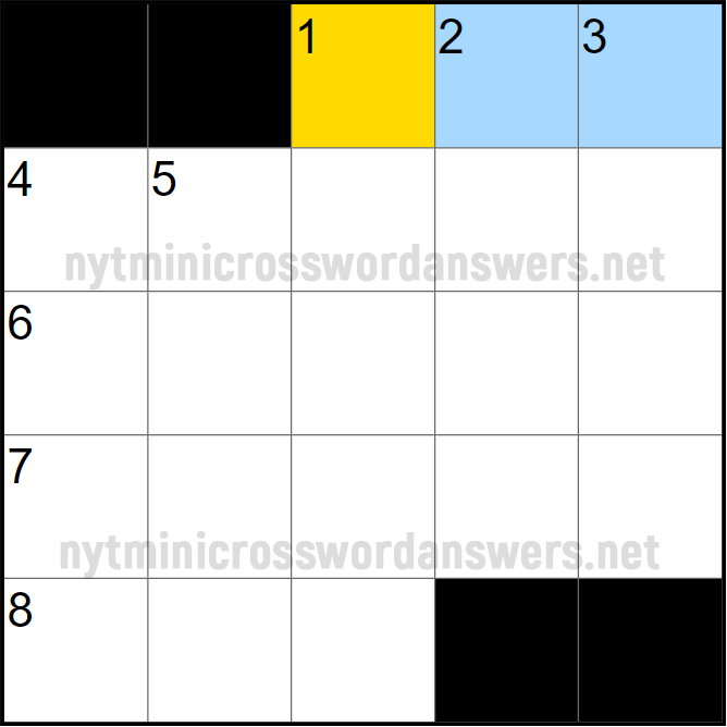 NYT mini crossword today Thursday March 14, 2025