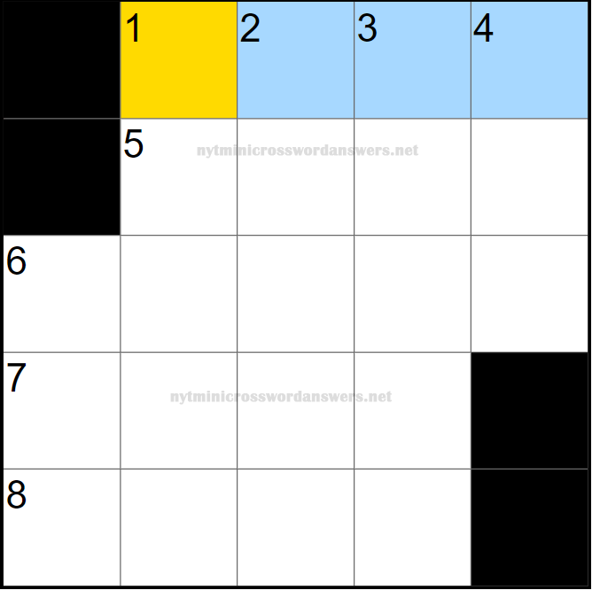 NYT mini crossword today Thursday March 20, 2025