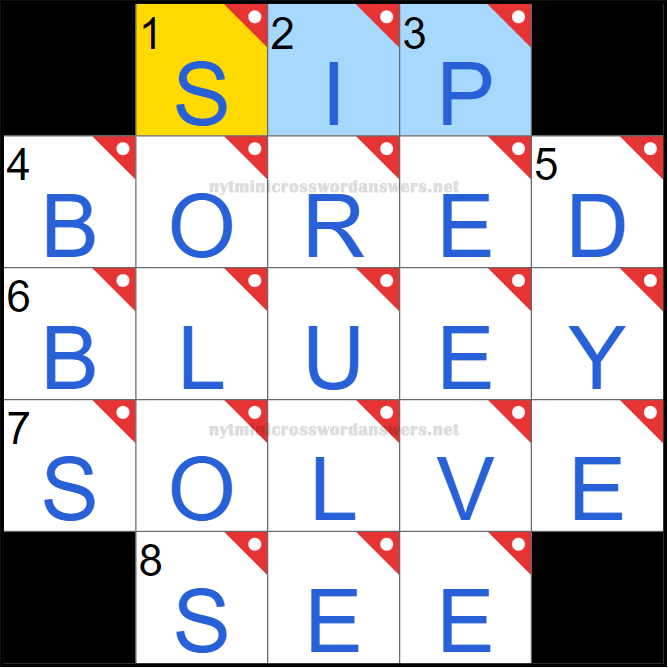 NYT mini crossword answers today Sunday April 6, 2025