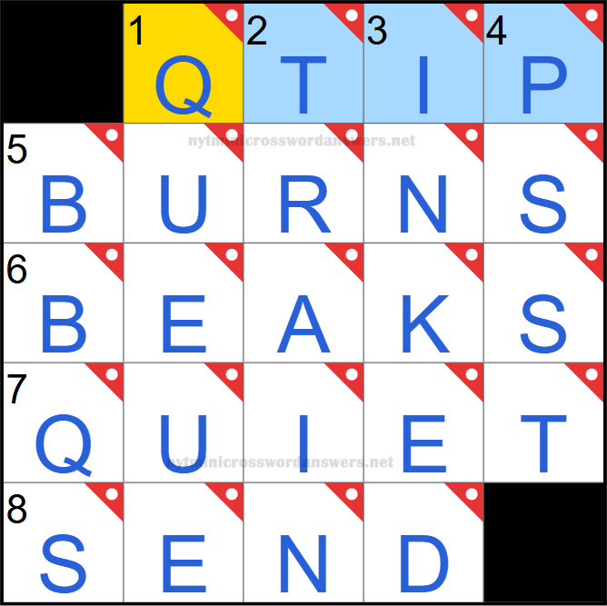 NYT mini crossword answers today Thursday April 24, 2025