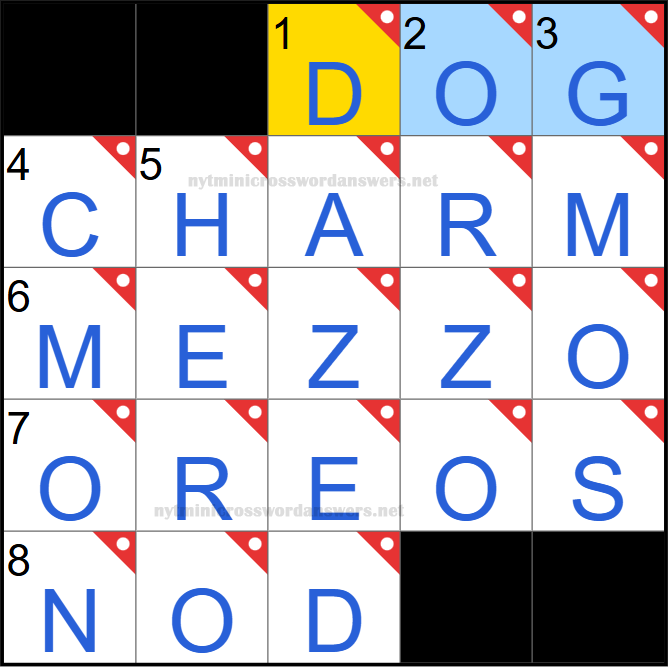 NYT mini crossword answers today Tuesday April 22, 2025