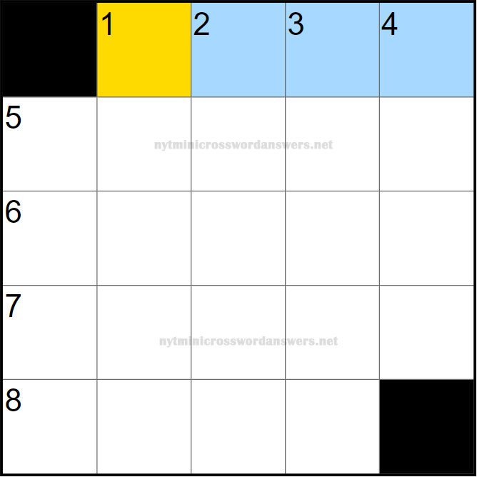 NYT mini crossword today Monday April 7, 2025