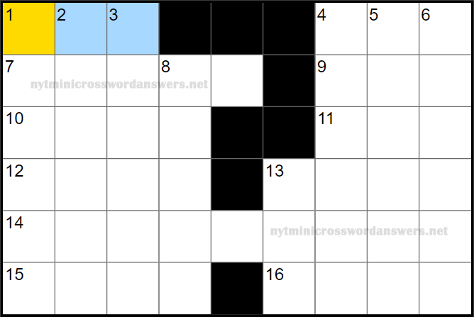 NYT mini crossword today Saturday April 12, 2025