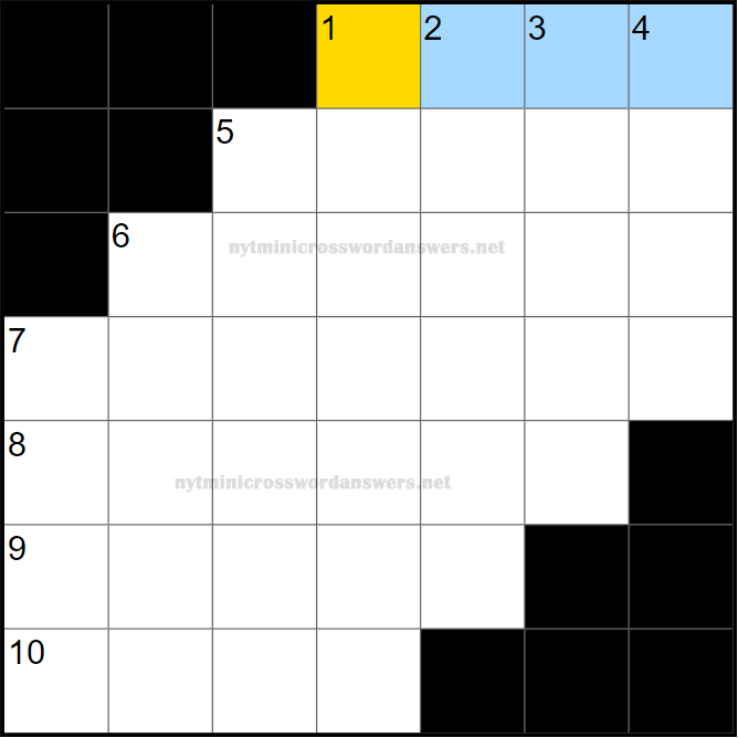 NYT mini crossword today Saturday April 5, 2025