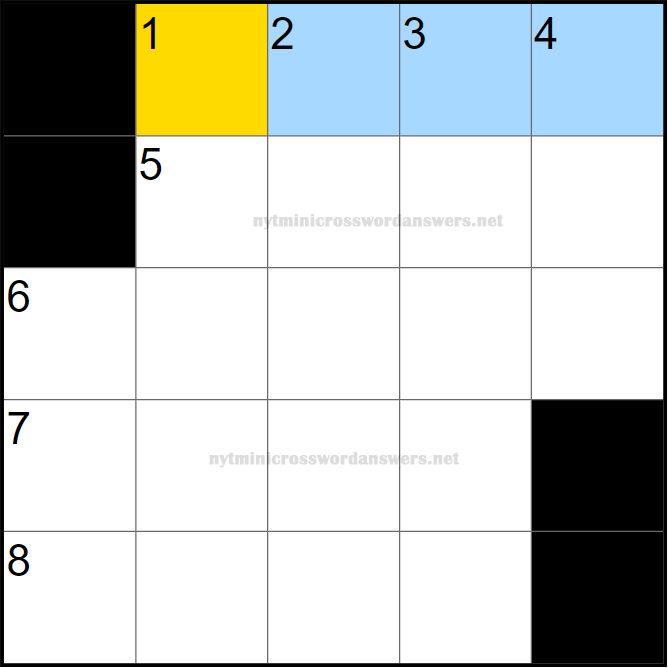 NYT mini crossword today Tuesday April 8, 2025