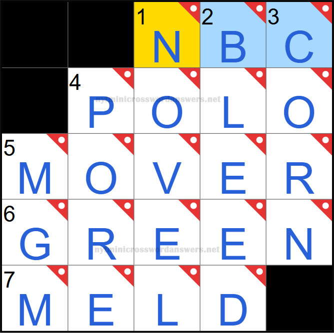 NYT mini crossword answers today Monday May 19, 2025