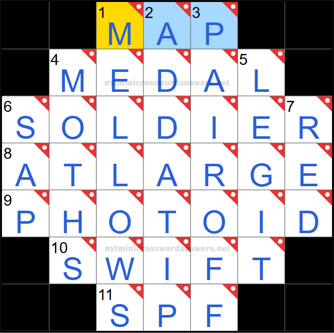 NYT mini crossword answers today Saturday May 10, 2025