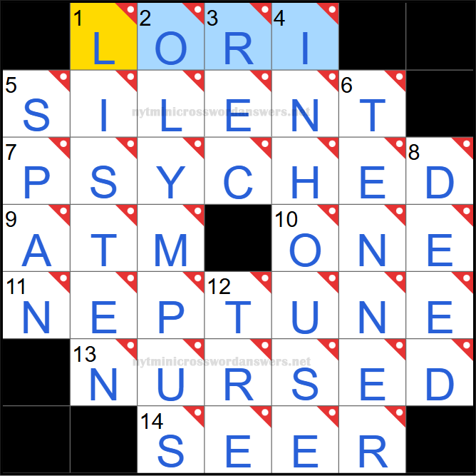 NYT mini crossword answers today Saturday May 3, 2025