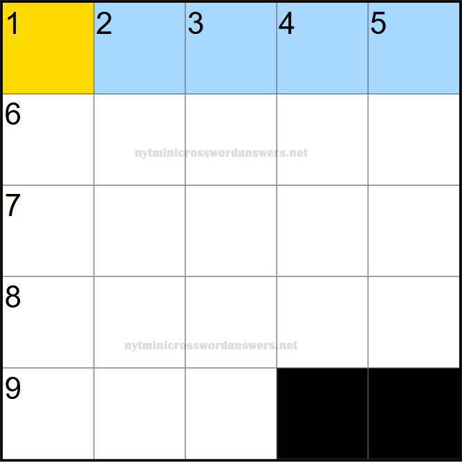 NYT mini crossword today Monday May 26, 2025