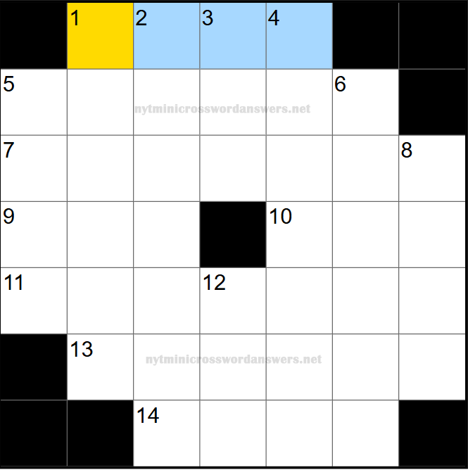 NYT mini crossword today Saturday May 3, 2025