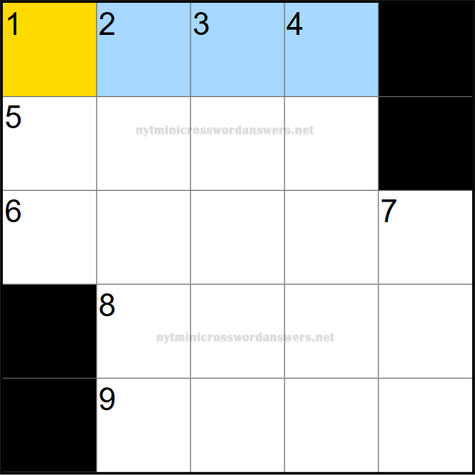 NYT mini crossword today Sunday May 25, 2025