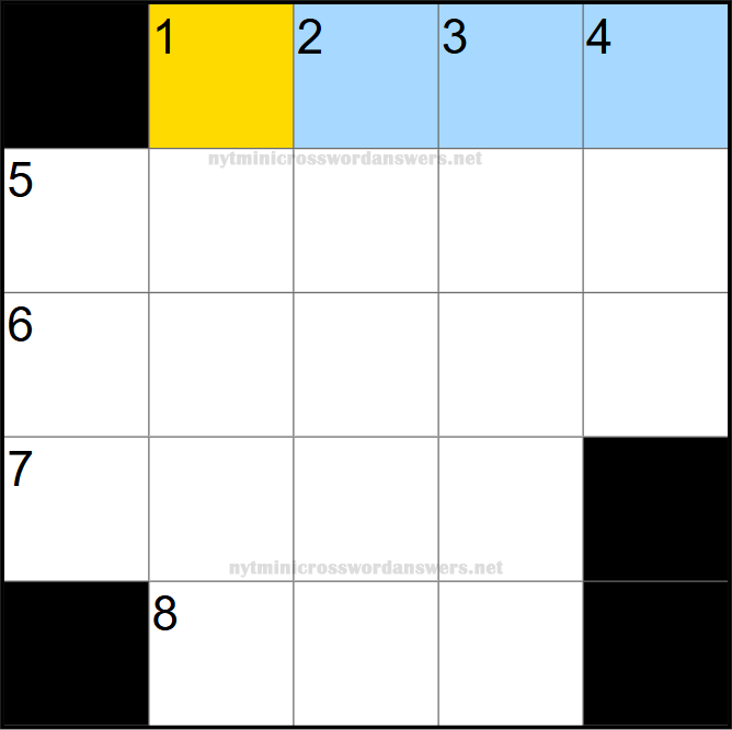 NYT mini crossword today Thursday May 29, 2025