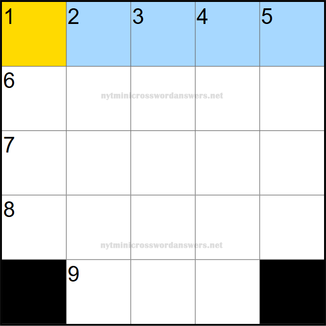 NYT mini crossword today Tuesday May 13, 2025