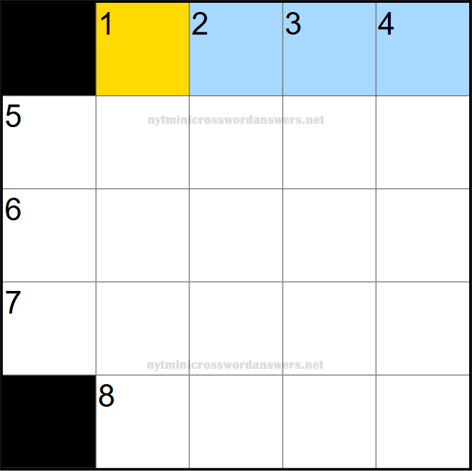 NYT mini crossword today Tuesday May 20, 2025