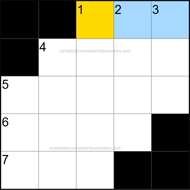 NYT mini crossword today Tuesday May 27, 2025