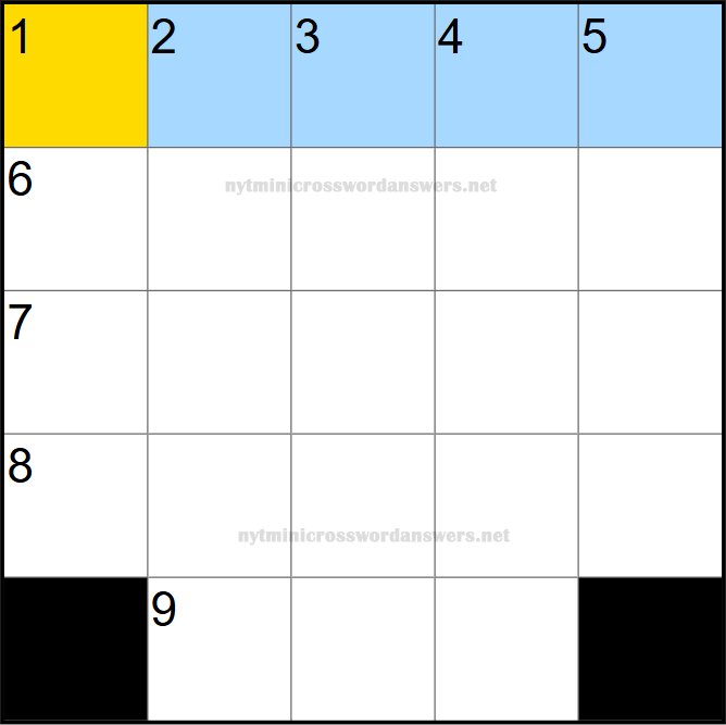 NYT mini crossword today Wednesday May 14, 2025