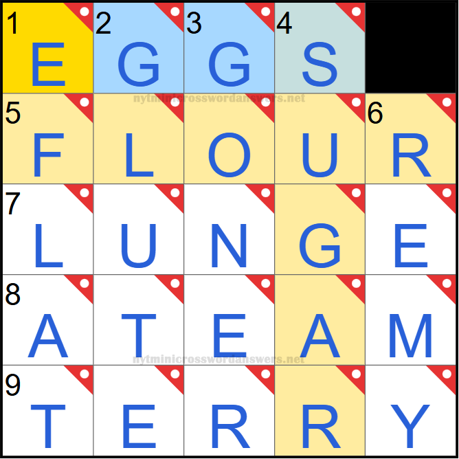 NYT mini crossword answers today Tuesday June 3, 2025